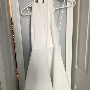 White elegant dress